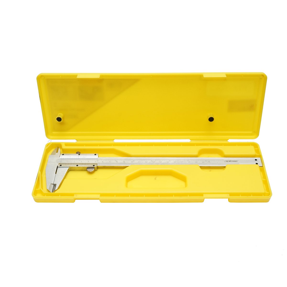 Subler mecanic profesional 200mm, scala gradata in mm/cm/inch, masuratoare interioara, exterioara, adancime Crownman